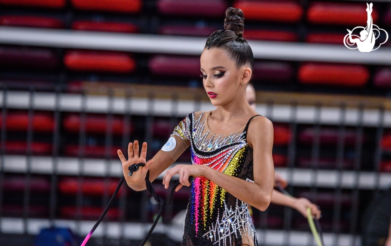 Ева Чугунова перед выходом на ковер