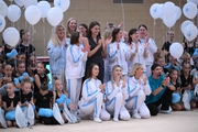 Участницы сборов и специалисты Академии во время отчетного концерта