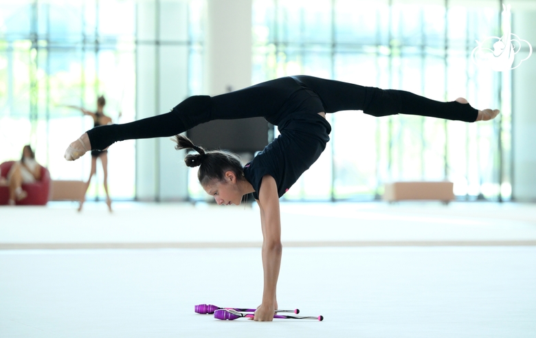 Николь Римарачин Диас во время восстановительных сборов в Академии