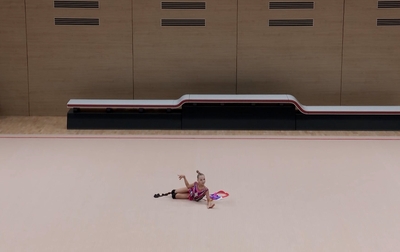 Фрагмент тренировки Евы Кононовой с олимпийской чемпионкой Алиной Кабаевой