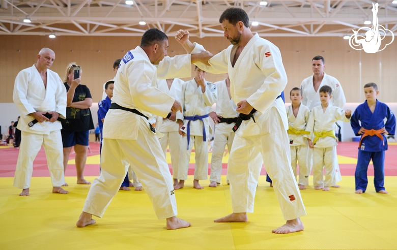 Участники фестиваля дзюдо