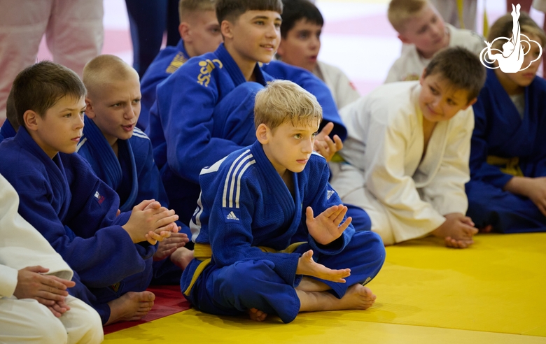 Участники фестиваля дзюдо
