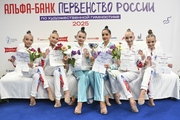 Вероника Малинина, Каролина Пахтусова, Диана Котловская, Анастасия Попова, Вероника Соломатина и Лия Родионова — с бронзой первенства России
