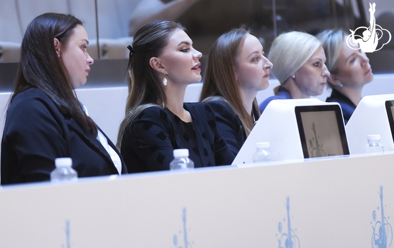 Олимпийская чемпионка Алина Кабаева на всероссийском турнире «Кубок "Небесная грация"»