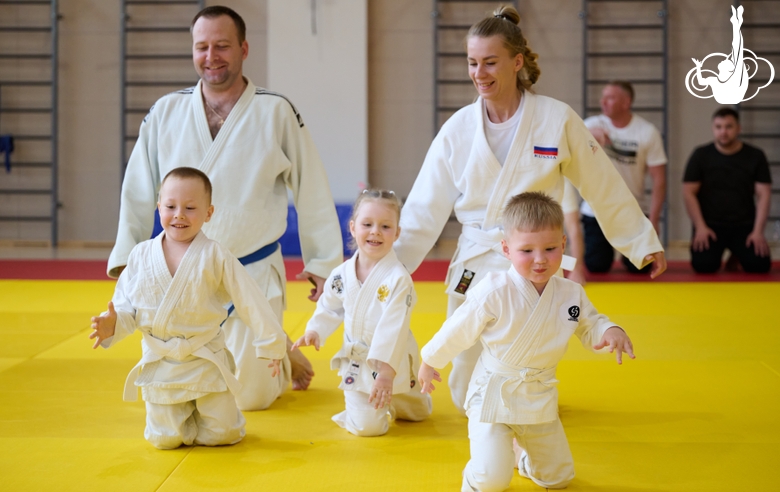 Участники фестиваля дзюдо