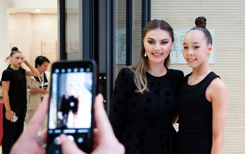 12 апреля 2024. Олимпийская чемпионка Алина Кабаева на всероссийском турнире «Кубок "Небесная грация"»