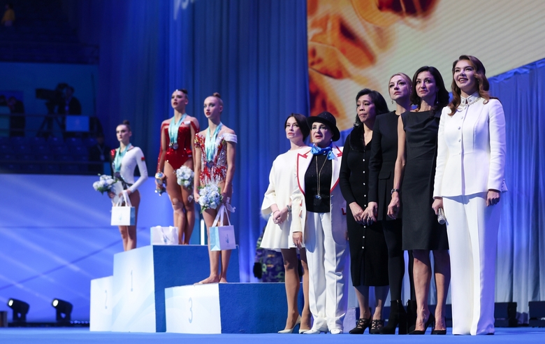 17 декабря 2023 года. Олимпийская чемпионка Алина Кабаева на церемонии награждения