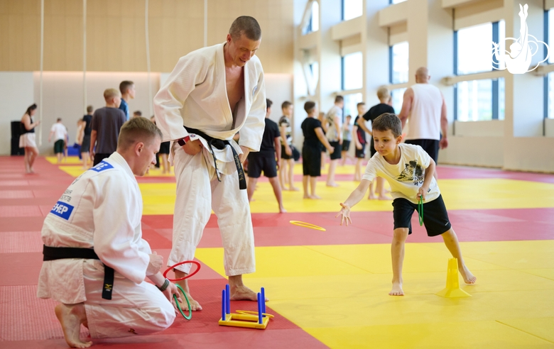 Участники фестиваля дзюдо