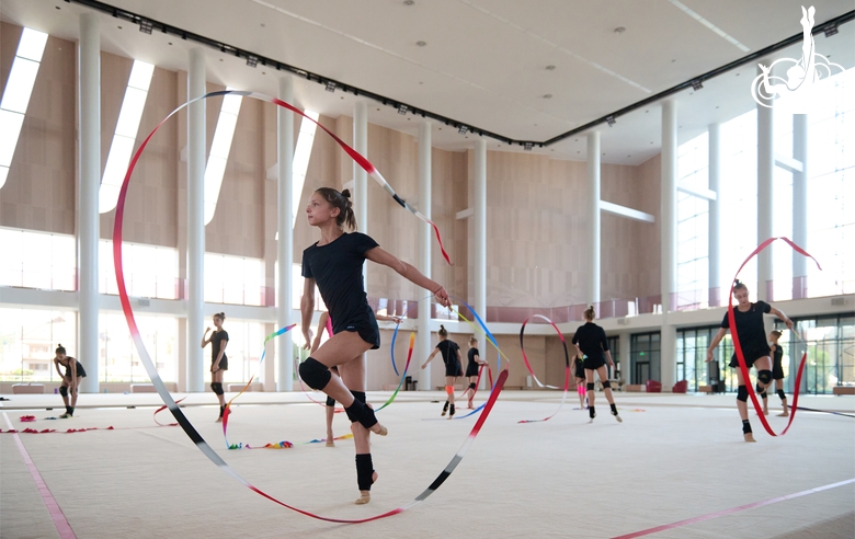 Арина Ковшова во время восстановительных сборов в Академии