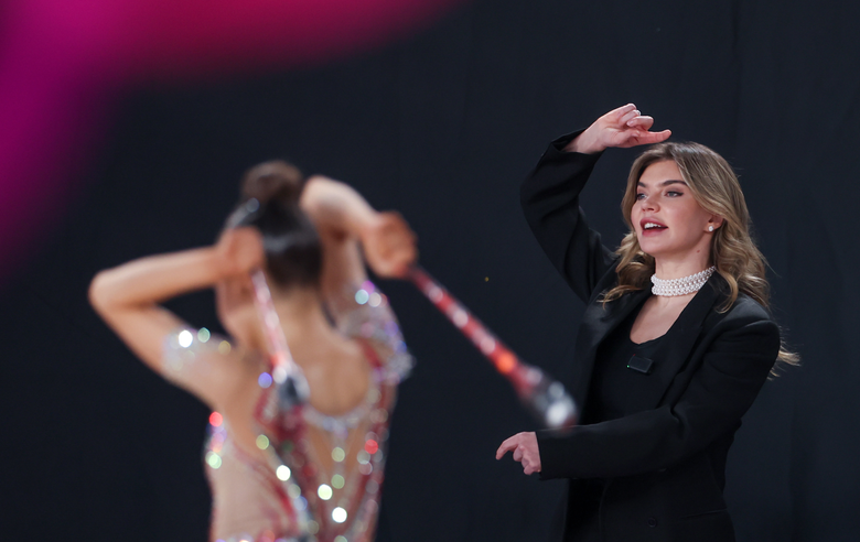 6 мая 2025 года. Олимпийская чемпионка Алина Кабаева — на 1-м этапе «Кубка сильнейших»