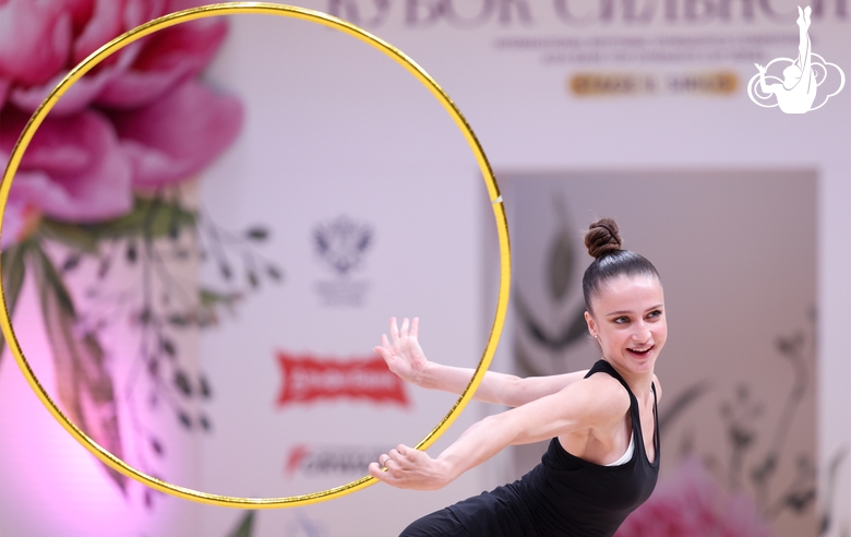 Милена Щенятская во время опробования на втором этапе «Кубка сильнейших»