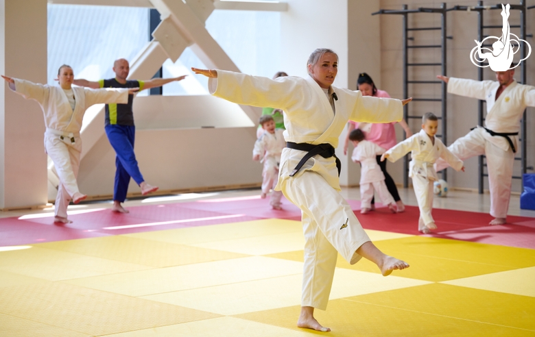 Участники фестиваля дзюдо