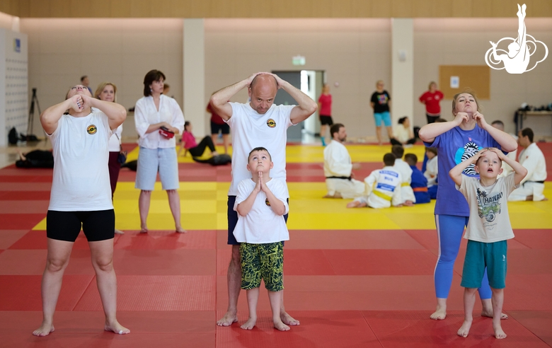 Участники фестиваля дзюдо