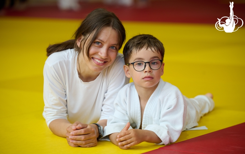 Участники фестиваля дзюдо