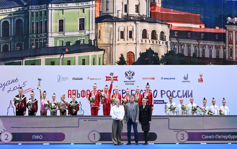 4 апреля 2025 года. Олимпийская чемпионка Алина Кабаева — на первенстве России в Казани