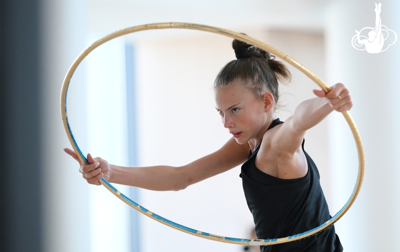 Анастасия Власенко во время восстановительных сборов в Академии