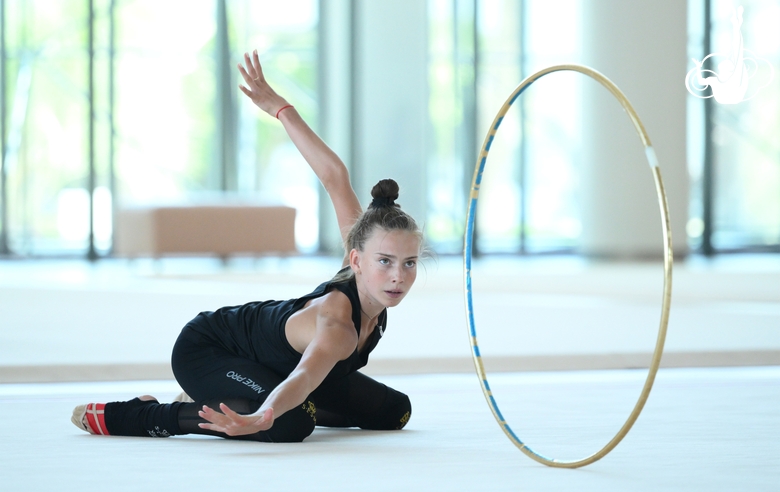 Анастасия Власенко во время восстановительных сборов в Академии