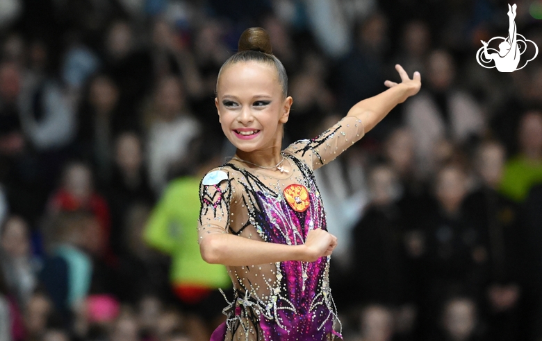 Диана Солосина во время выступления