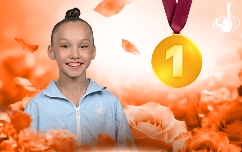 Вероника Малинина из Санкт-Петербурга — чемпионка всероссийского турнира «Юные гимнастки» в Ульяновске