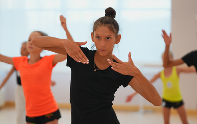 Гимнастки сборной России и Академии посетили мастер-класс от ведущего хореографа студий танца Аллы Духовой TODES Ольги Прониной