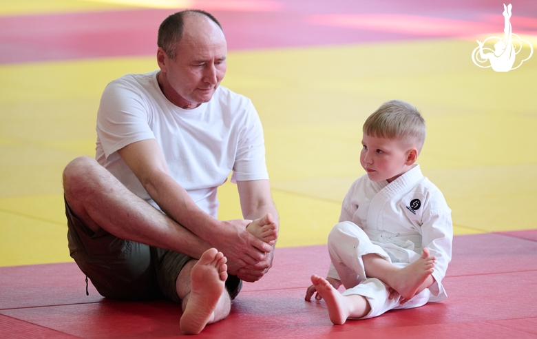 Участники фестиваля дзюдо