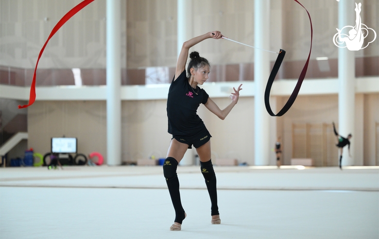 Николь Римарачин Диас во время восстановительных сборов в Академии