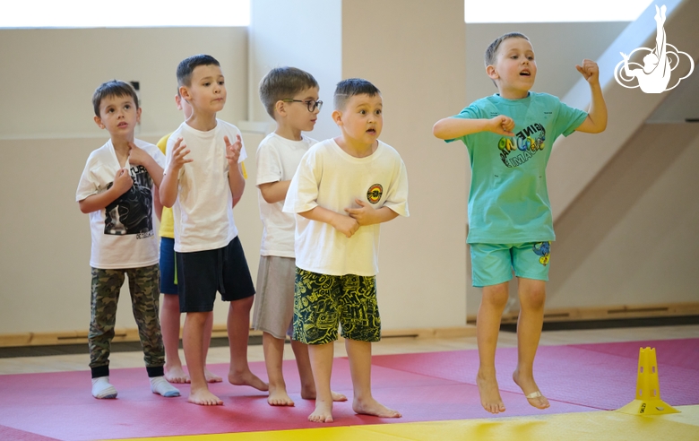 Юные участники фестиваля дзюдо