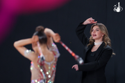 Олимпийская чемпионка Алина Кабаева — во второй соревновательный день «Кубка сильнейших» в Москве