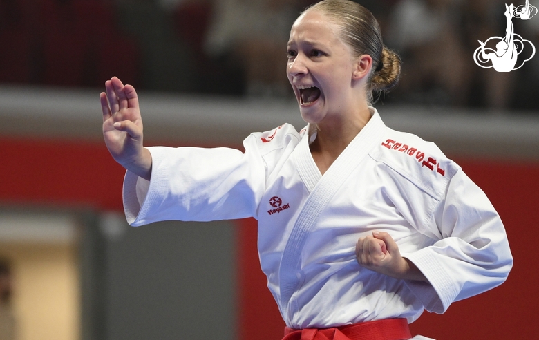 Участница международного турнира по каратэ RUSSIA OPEN в Академии единоборств