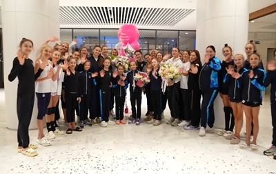 Теплая встреча участниц всероссийского турнира «Юные гимнастки»