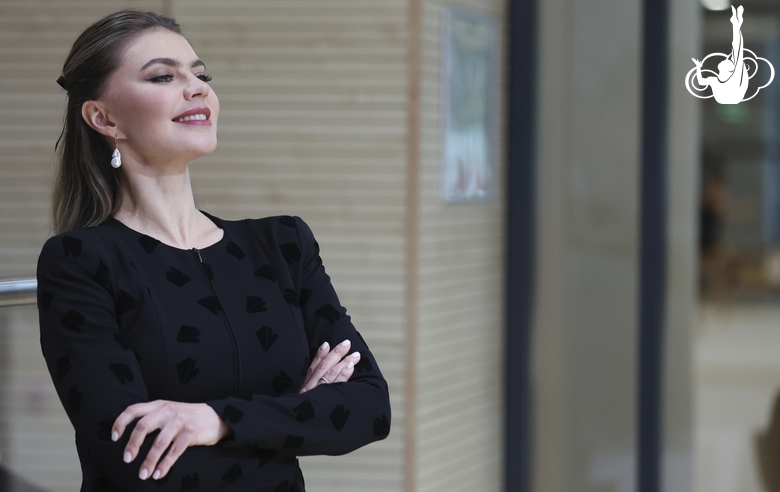 Олимпийская чемпионка Алина Кабаева на всероссийском турнире «Кубок "Небесная грация"»